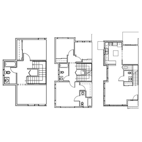 Floor plan for 5 beds, 3.5 baths, 1911 sqft